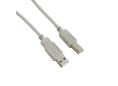4World Kabelis USB 2.0 tipas A-B M/M 1.8m grey