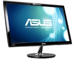 Monitorius Asus VK228H 21.5'', LED, Full HD, 2ms, DVI, HDMI, Web kamera, Juodas