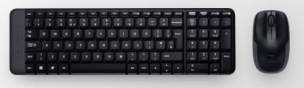 Bevielė klaviatūra Logitech Desktop MK220