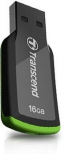 Atmintukas Transcend Capless JF360 16GB, Juodai žalias
