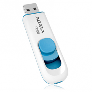 A-DATA Classic C008 16GB balta+mėlyna USB atmintinė